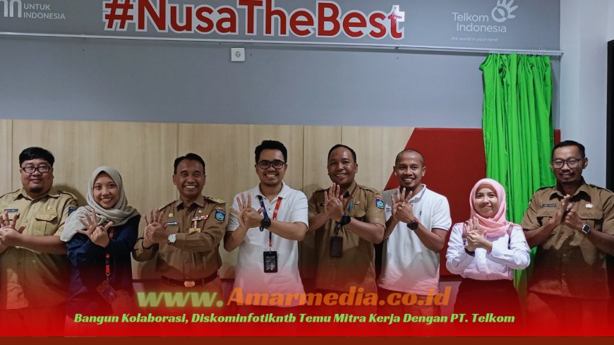 Bangun Kolaborasi, Diskominfotikntb Temu Mitra Kerja Dengan PT. Telkom