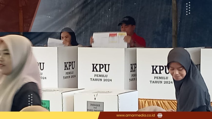 Ketua DPRD Abdul Rafiq SH Mencoblos di TPS Desa Luar Alas