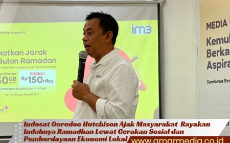 Indosat Ooredoo Hutchison Ajak Masyarakat  Rayakan Indah Ramadhan Lewat Gerakan Sosial dan Pemberdayaan Ekonomi Lokal