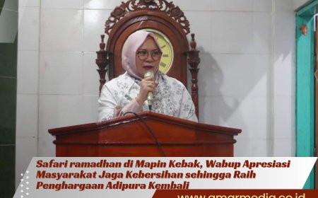 Safari Ramadhan di Mapin Kebak, Wabup Apresiasi  Masyarakat Jaga Kebersihan sehingga Raih Adipura Kembali