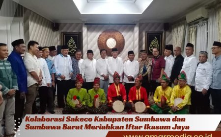 Kolaborasi Sakeco Kabupaten Sumbawa dan Sumbawa Barat Meriahkan Iftar Ikasum Jaya