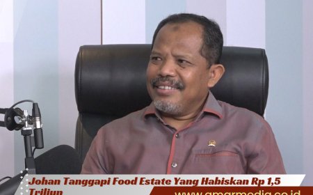 Johan Tanggapi Food Estate Yang Habiskan Rp 1,5 Triliun