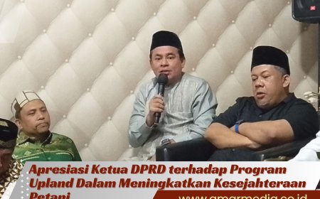 Apresiasi Ketua DPRD terhadap Program Upland dalam Meningkatkan Kesejahteraan Petani