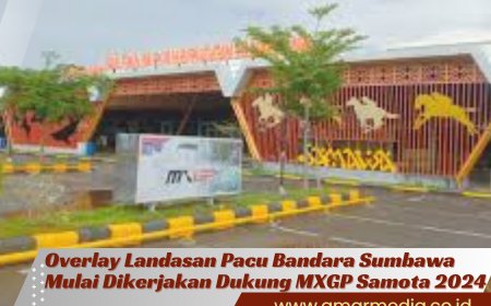 Overlay Landasan Pacu Bandara Sumbawa Mulai Dikerjakan Dukung MXGP Samota 2024
