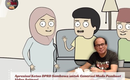 Apresiasi Ketua DPRD Sumbawa untuk Generasi Muda Pembuat Video Animasi