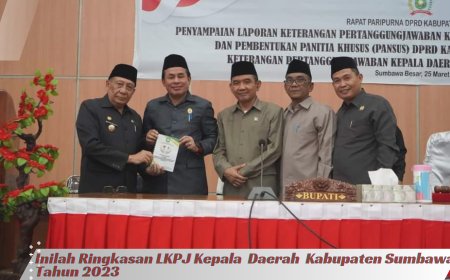 Inilah Ringkasan LKPJ Kepala  Daerah  Kabupaten Sumbawa Tahun 2023