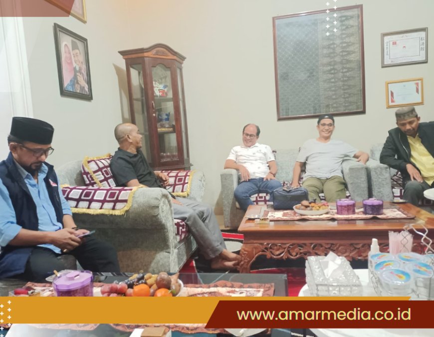 Bakal Calon Wakil Bupati Sumbawa Bersama Tim Pemenangan Mofiq, Bersilaturahmi ke Wakil Ketua I DPD Partai Demokrat Provinsi NTB