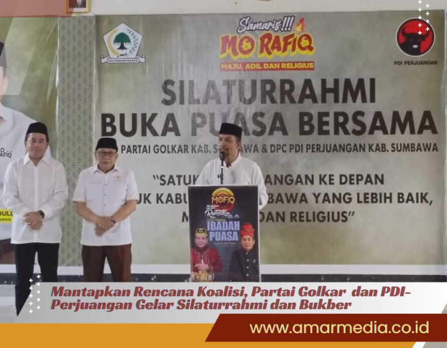 Mantapkan Rencana Koalisi, Partai Golkar dan PDI-Perjuangan Gelar Silaturrahmi dan Bukber