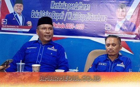 DPC Partai Demokrat Kabupaten Sumbawa Buka Pendaftaran Bakal Calon  Kepala Daerah