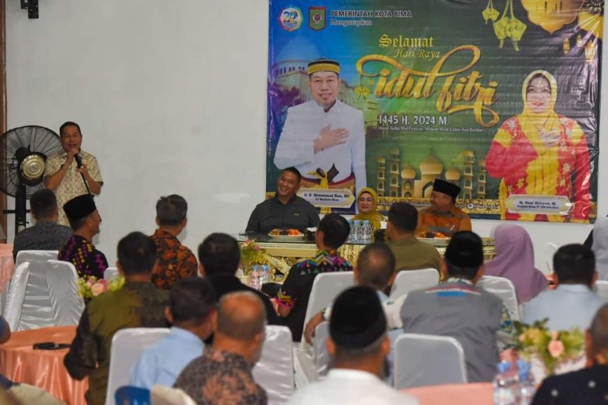 Pj Gubernur NTB Safari Syawal Bersama Pj Walikota Bima