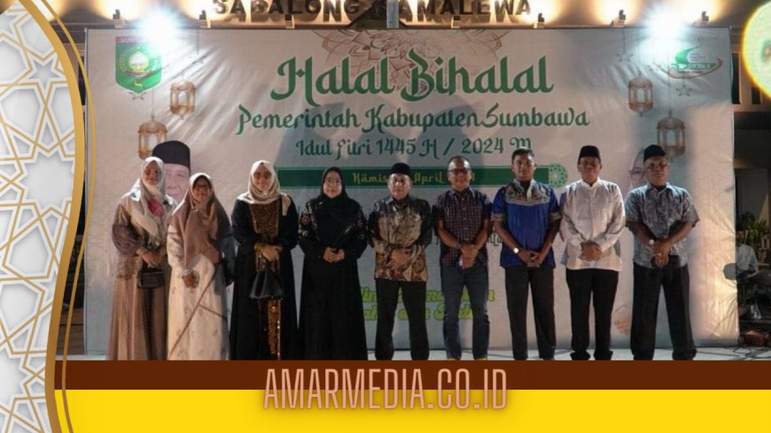 Pemerintah Daerah Gelar Halal Bihalal. Bupati Sumbawa Ucapkan Selamat Hari Raya dan Mohon Maaf lahir dan Batin