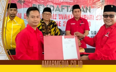 Pendaftaran Bakal Calon Bupati dan Wakil Bupati Sumbawa   MoRafiq ke DPC PDI P  Sumbawa Dinyatakan Lengkap dan Sah