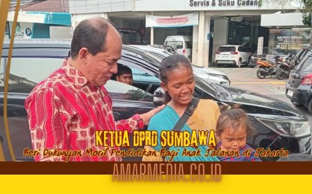 Ketua DPRD Sumbawa Beri Dukungan Moril Pendidikan Bagi Anak Jalanan di Jakarta