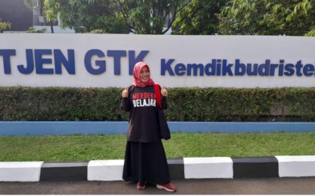 Guru Penggerak  SMPN 1 Labuhan Badas  Bagikan Pengalaman Berharga Ikuti Seminar Internasional