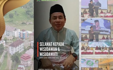 Ketua DPRD Kabupaten Sumbawa Ucapkan Selamat Kepada Wisudawan SMP dan  SMA Dea Malela