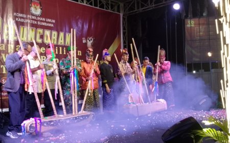 Peluncuran Tahapan Pemilihan Bupati dan Wakil Bupati Sumbawa  2024 Usung Tema MARAS