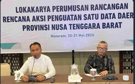Kadis Kominfotik NTB Najamuddin Amy Paparkan Strategi Penguatan Satu Data