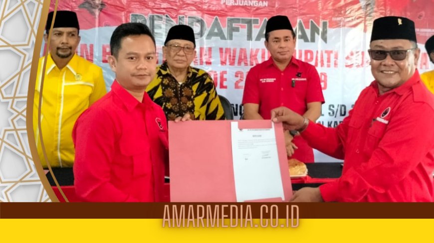 Pendaftaran Bakal Calon Bupati dan Wakil Bupati Sumbawa   MoRafiq ke DPC PDI P  Sumbawa Dinyatakan Lengkap dan Sah