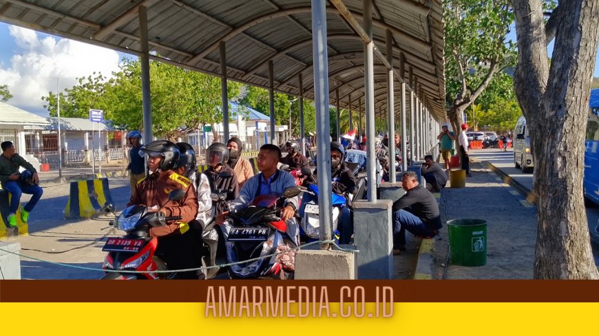 Dermaga Satu Pelabuhan Poto Tano Sudah dibuka Kembali
