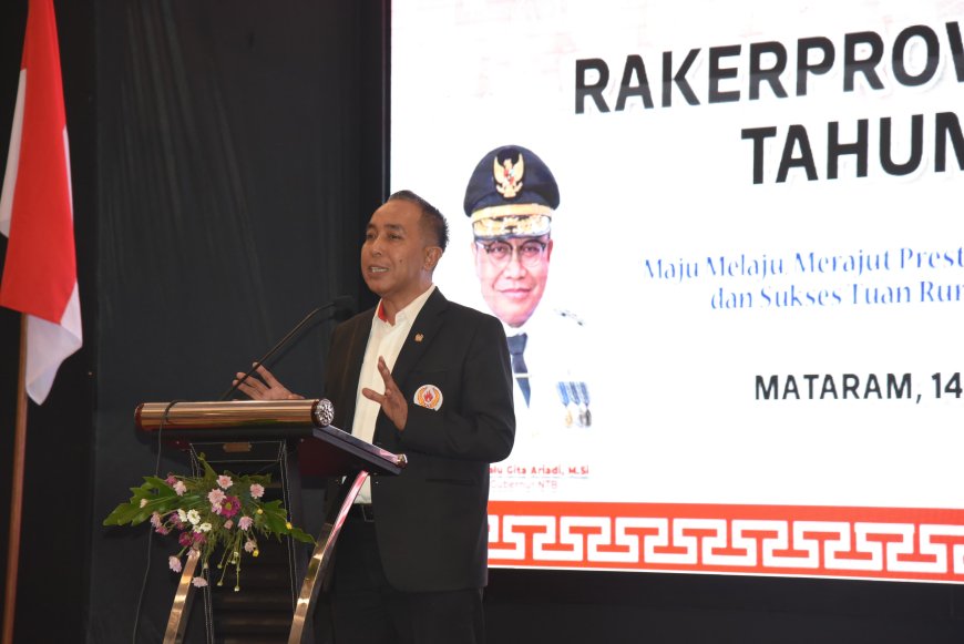 Buka Rakerprov KONI 2024, Pj Gubernur Tekankan Pentingnya Kerja sama