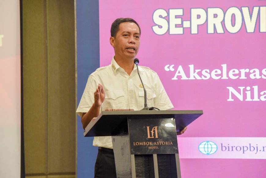 Asisten lll Setda NTB, Buka Rakor UKPBJ Kab/Kota se-NTB Tahun 2024