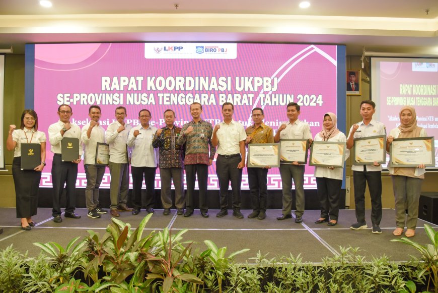 Asisten lll Setda NTB, Buka Rakor UKPBJ Kab/Kota se-NTB Tahun 2024