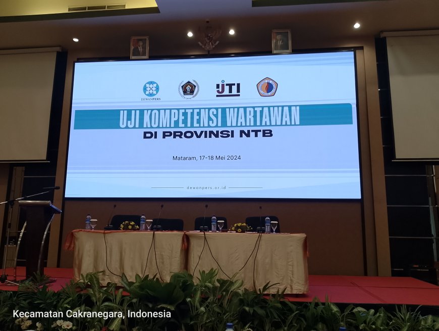 Pagi ini Dewan Pers Kembali Memfasilitasi Kegiatan Pelatihan Jurnalistik dan UKW 2024 di NTB