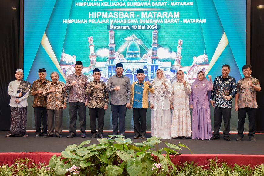 Pj. Sekda NTB Ibnu Salim Menghadiri  Halal Bihalal  Himpunan Keluarga Sumbawa Barat-Mataram