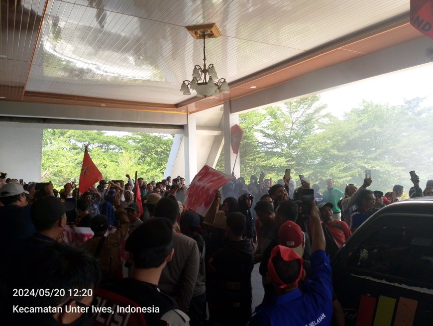 LMND dan Petani Sumbawa Gelar Aksi Menuntut Kenaikan Harga Jagung