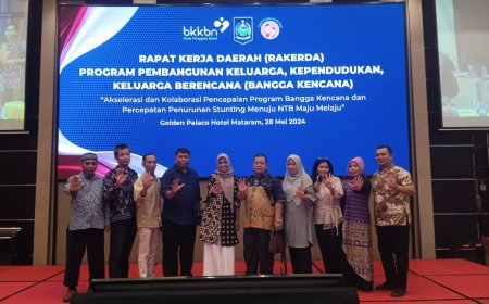Pemda Sumbawa ikuti Rakerda  Bangga Kencana dan  Rakor Stunting Provinsi NTB,  Raih Beragam Prestasi