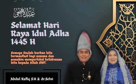 Ketua DPRD Kabupaten Sumbawa Mengucapkan Selamat Hari Raya Iedul Adha 1445 H