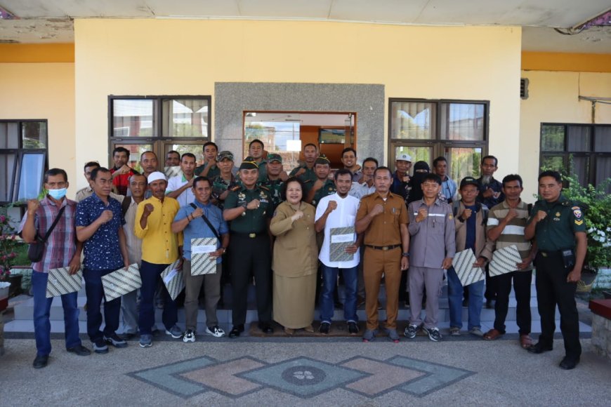 Tingkatkan Produktivitas Pertanian, Dinas Pertanian  Bersama Kodim 1607/Sumbawa Salurkan Bantuan Irigasi Perpompaan untuk Poktan