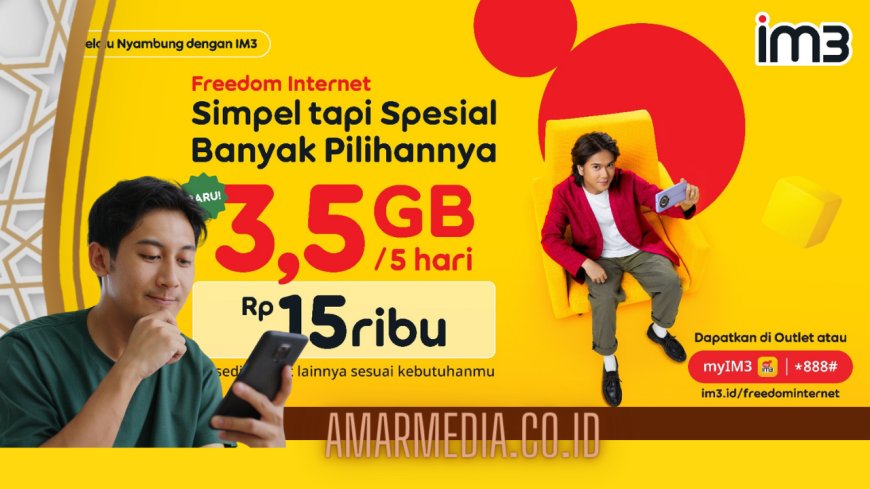 IM3 Freedom Internet Hadirkan Pilihan Kuota Harian yang Lebih Spesial dan Terjangkau