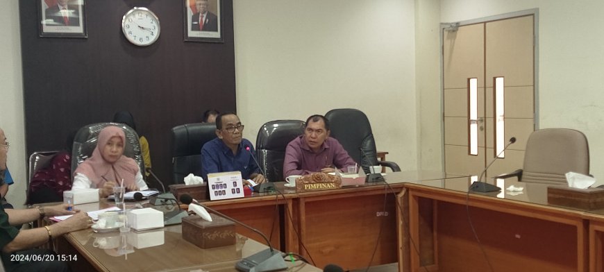 Banmus DPRD  Sumbawa Tetapkan  Jadwal Paripurna   Ranperda  RPJPD  Tahun 2025 - 2045