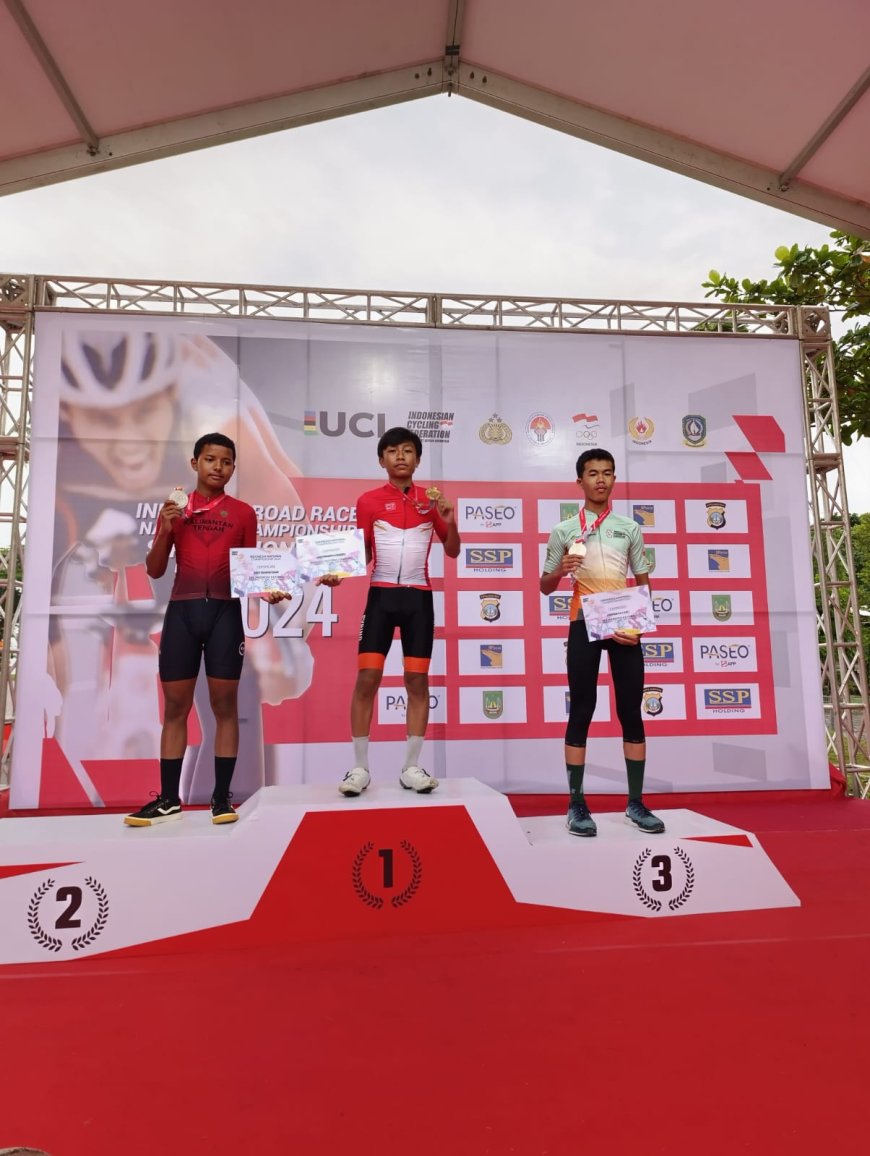 Membanggakan! Abid Pradipta Suardi Boyong 3 Medali Pada Kejurnas Balap Sepeda 2024 di Batam