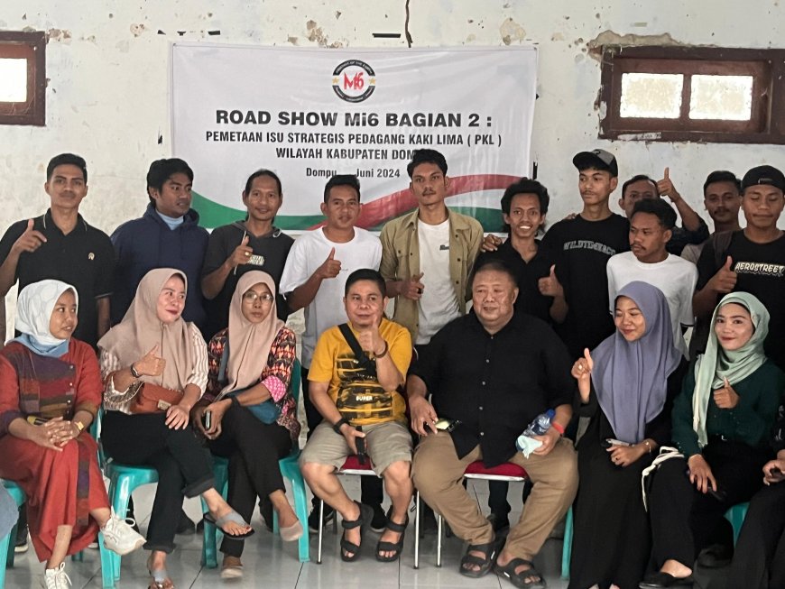 Petakan Isu Strategis Bareng PKL  Dompu, Mi6 :  PKL punya Posisi Tawar Politik yang Kuat dalam Pilgub 2024 !