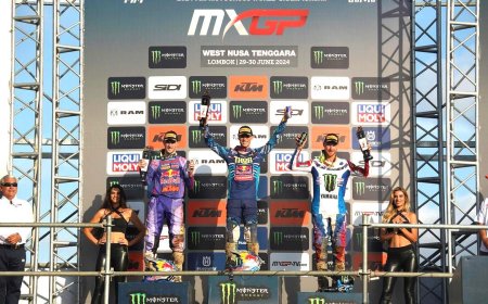 Jorge Prado Juara MXGP Seri ke-11 di Sirkuit Selaparang, Kokoh di Puncak Klasemen