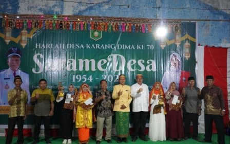 Sekda Sumbawa Mengharapkan Harlah  Desa Karang Dima Menjadi  Ajang  Evaluasi Untuk Refleksi Diri Memajukan Desa