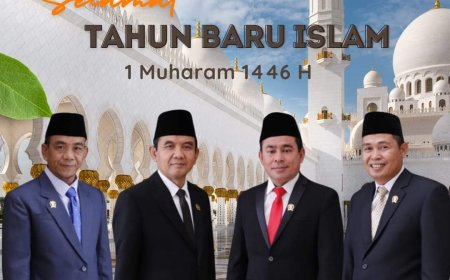 Pimpinan DPRD Kabupaten Sumbawa mengucapkan Selamat Tahun Baru Islam  1446 H