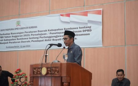 Pansus DPRD Sumbawa Setujui dan Berikan Masukan Atas Raperda Pertanggungjawaban Pelaksanaan APBD  2023