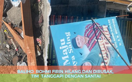 Baliho  Rohmi Firin Hilang dan Dirusak,  Tim  Tanggapi dengan Santai