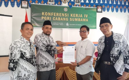 Kopsyah BMT Insan Samawa dan PGRI Cabang Sumbawa Perkuat Ekonomi Syariah Melalui MoU