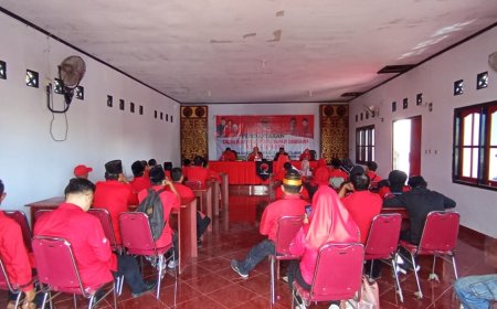 DPC PDI Perjuangan  Sumbawa Rapat Konsolidasi Pemenangan Pemilihan Gubernur  NTB dan Bupati Sumbawa