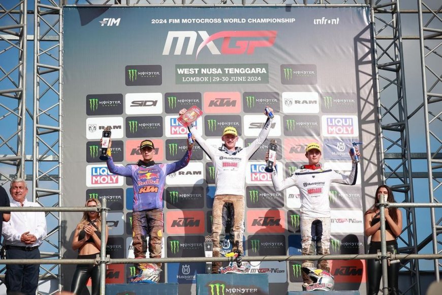 Kay de Wolf Juara MX2 di Selaparang Lombok, Memukau Penonton dengan Kemampuan Balapnya