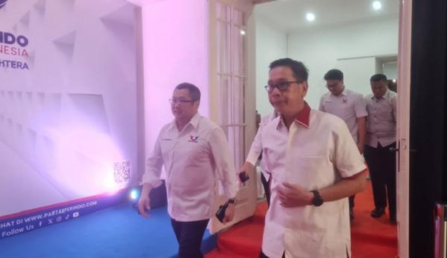 HT Tiba di Kantor DPP Partai Perindo, Bakal Berikan Surat Rekomendasi Pilkada 2024. Salah Satunya  Cagub dan Cawagub NTB