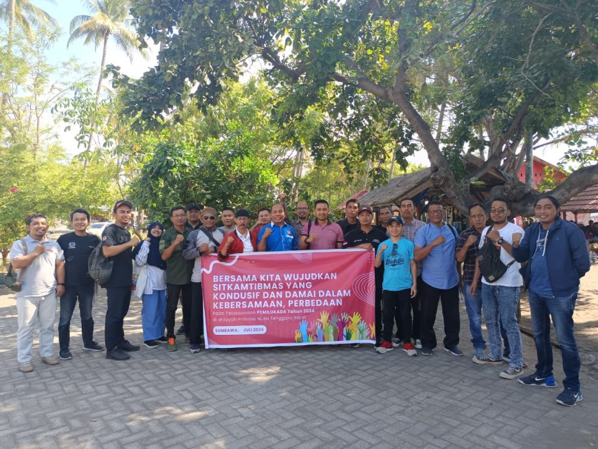 Sukseskan Pilkada, Polda NTB Perkuat Sinergi dengan Wartawan Sumbawa