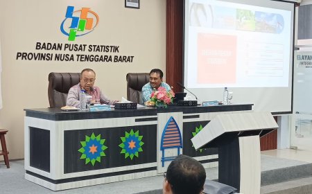 Inflasi NTB Terkendali di Bawah Nasional, Sekda Tekankan Pentingnya Data Statistik