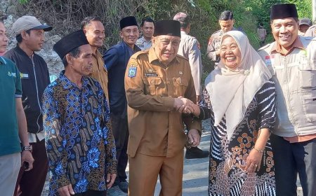 Cipta Keamanan Berlalu lintas, Proyek Alih Terase Jalan Berang Tereng Dibuka Bupati Sumbawa