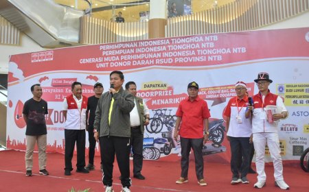 Sambut Kemerdekaan ke-79 RI, Pj Gubernur Apresiasi Donor Darah Kemanusiaan Perhimpunan Inti NTB