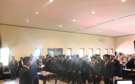 PJ Gubernur NTB hadiri Pelantikan Anggota DPRD KLU Masa Jabatan 2024-2029
